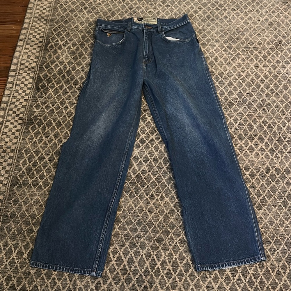 State Property Jeans Men's Size 36 Workwear Indigo Dyed Utility Blue